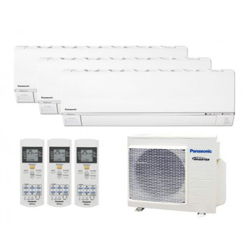 Panasonic 3 x CS-E09RKDW / U-3E18JBE
