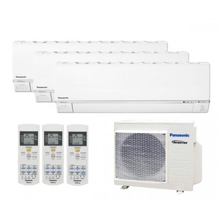 Panasonic 3 x CS-E09RKDW / U-3E18JBE