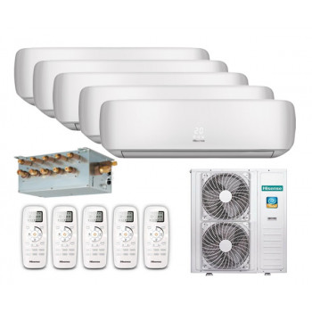 Hisense 5 x AMS-09UR4SVETG67 / AMW-42U4SE